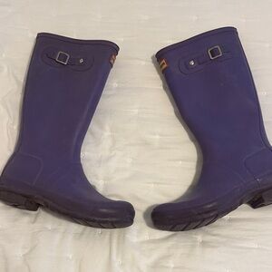 Hunter Purple Rain Boots